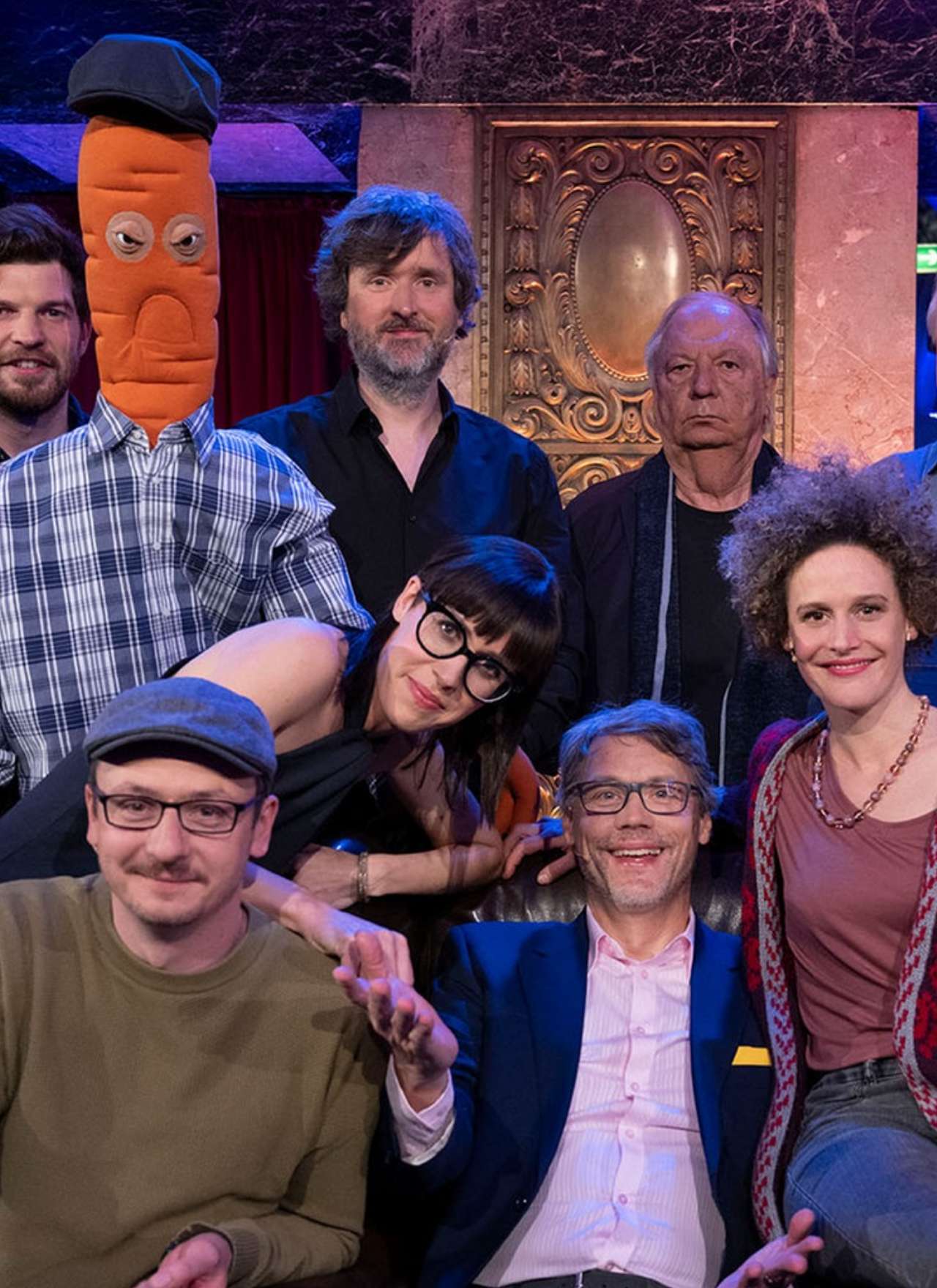 Michael Hatzius und seine Echse bei Mitternachtsspitzen
